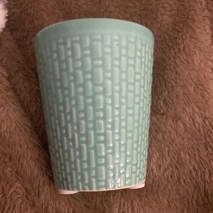 Turquoise Small Ceramic Vase